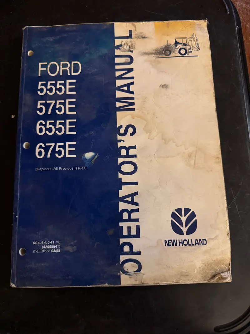 New Holland _ Ford 555E, 575E, 655E & 675E _ Operator’S Manual 1