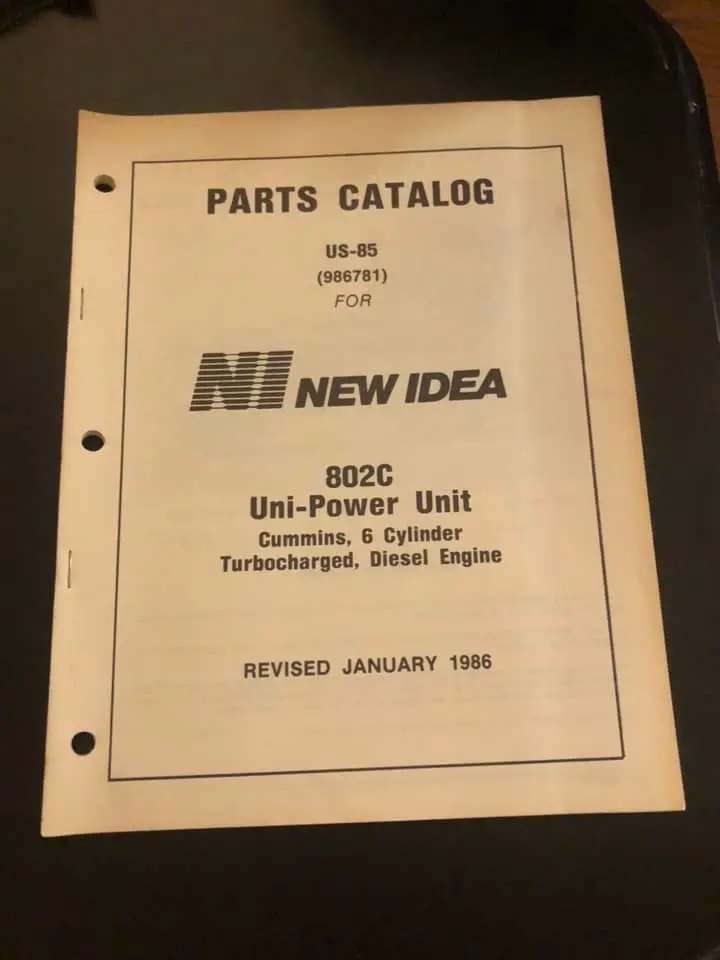 New Idea _ 802C Uni-Power Unit Us-85 _ Parts Catalog 1