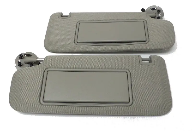New Oem Sunvisor Set Grey Lighted Mirror 2014-2020 Lacrosse Malibu Verano Impala 1