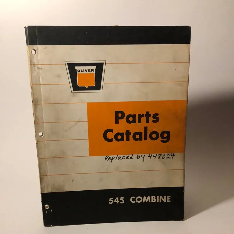 Oliver Parts Catalog 545 Combine 1