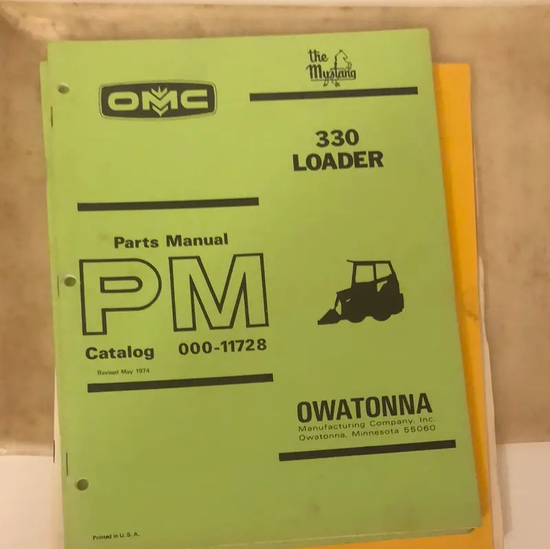 Omc 330 Loader Manual - Pack 1