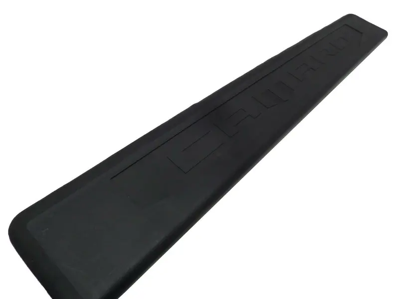 Plain Front Side Door Sill Trim Set Black With Camaro Letters Stamp 2015 Camaro 1