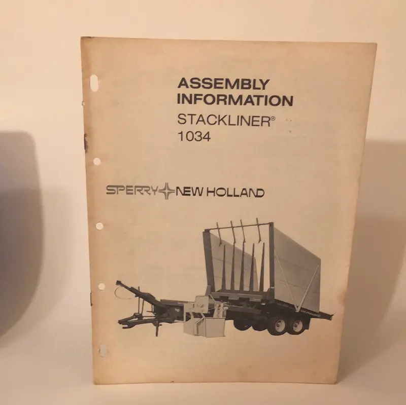 Sperry New Holland _ Stackliner 1034 _ Assembly Information 1