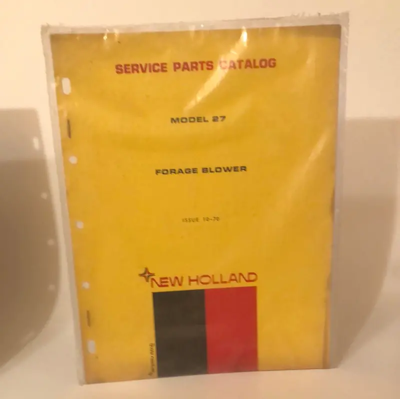 Sperry Rand New Holland - Model 27 Forage Blower - Service Parts Catalog 1