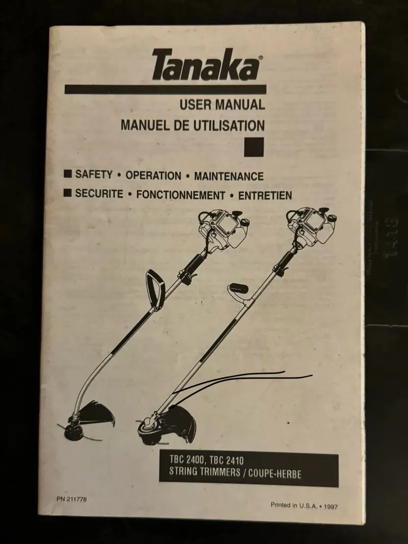 Tanka _ String Trimmers Tbc 2400 & 2410 _ User Manual 1