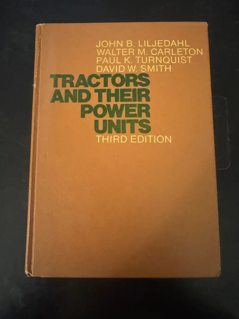 Tractors And Their Power Units Third Edition 1
