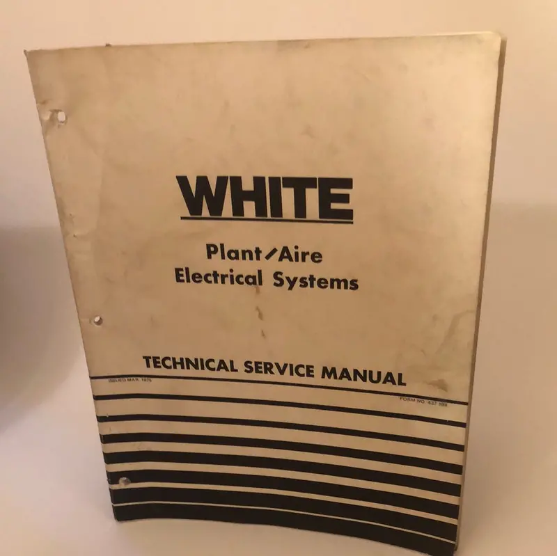 White - Plant/Aire Electrical Systems - Technical Service Manual 1
