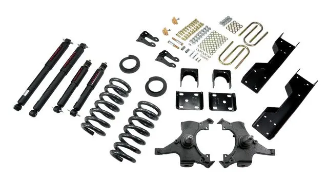 Belltech 688Nd Complete Front & Rear Suspension Kit – Features Nitro Drop 2 Shocks For Lowered Ride Height 1
