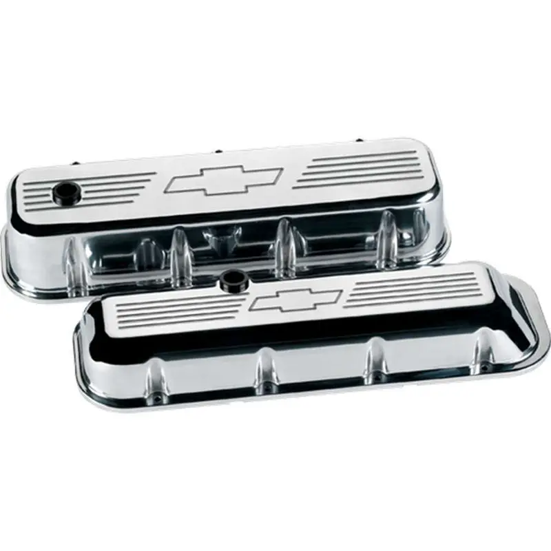 Billet Specialties 96021 Short Bbc Valve Covers With Bowtie Logo 1