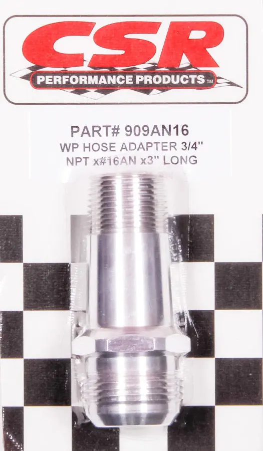Csr Performance 909An16 3/4" Npt To #16 An Hose Fitting 1