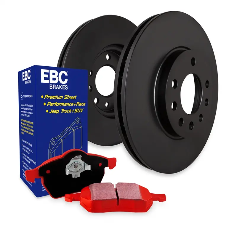 Ebc Brakes S12Kr1599 Redstuff Performance Brake Kit – Includes Rk Slotted Rotors 1