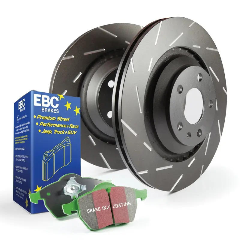 Ebc S2Kf1392 Greenstuff 2000 Brake Kit With Usr Rotors 1