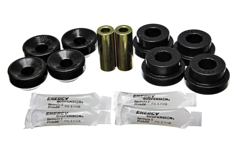 Energy Suspension Rear Shock Bushing Set – Black Performance Polyurethane 1