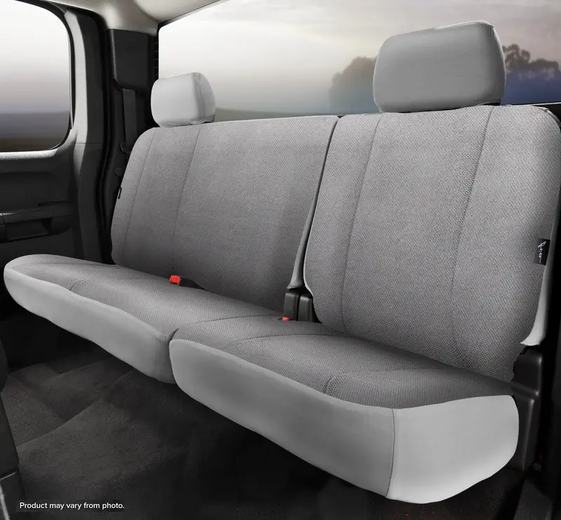 Fia Trs42-41 Gray Solid Fabric Seat Covers For Jeep Wrangler 1