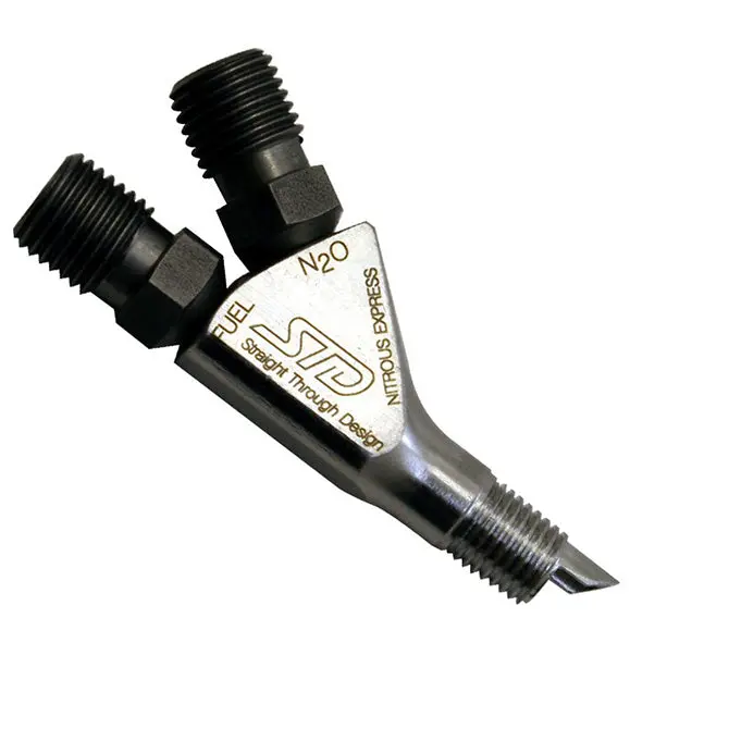 Nitrous Express 80018 Straight-Through Nitrous Nozzle With Fittings – Replaces 1/16" Npt Units 1