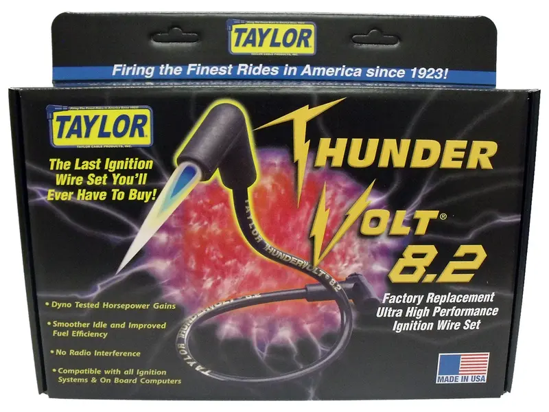 Taylor Cable Thundervolt 8.2Mm Ignition Wire Set (85653-B) 1